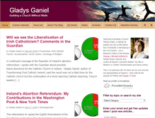 Tablet Screenshot of gladysganiel.com